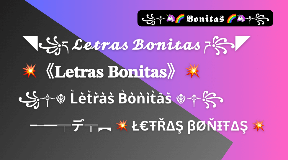 Letras-Bonitas.Arts Art